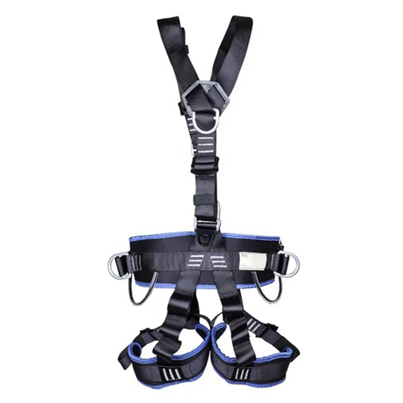 Full Body Safety Harness Belt CE Standard Rescue Safety Rock Mountain Access Climbing Harness