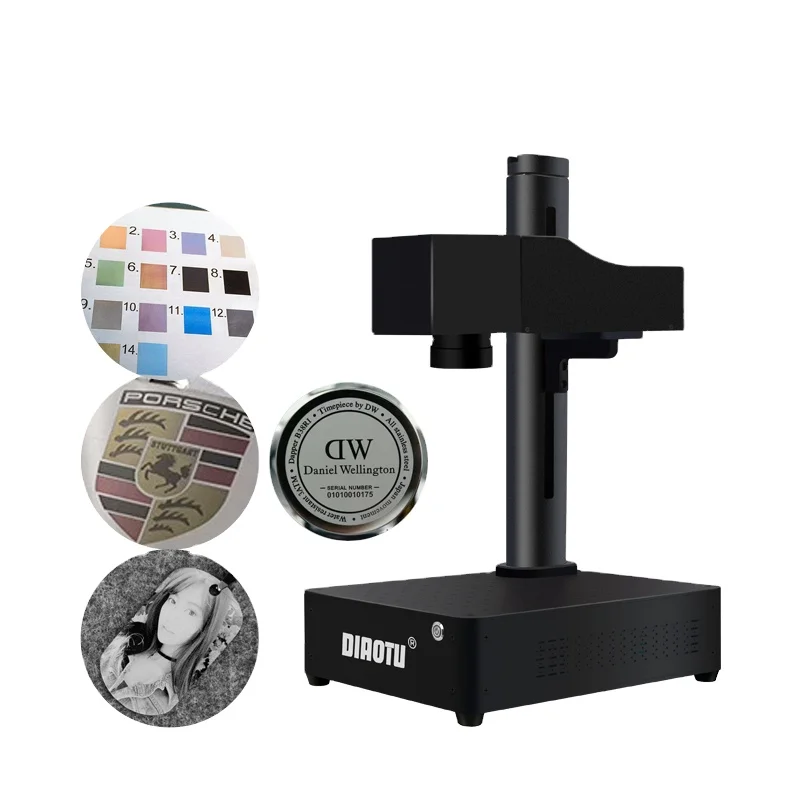 DIAOTU New arrival Fiber Laser Marking Machine Price Engraving Ring Mini Laser Engraving Machine