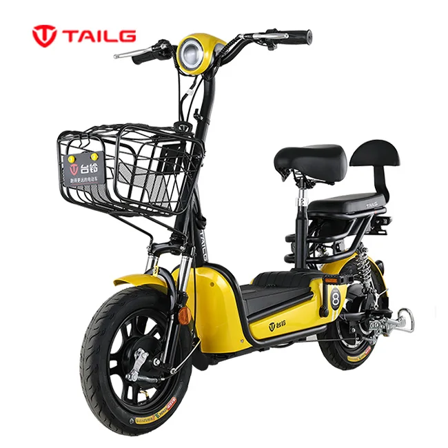 No Foldable 350W 48v Voltage electric scooter bike with two seats