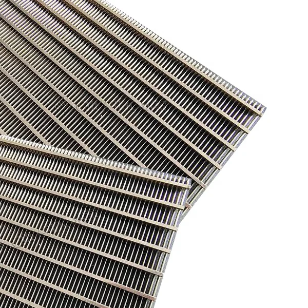 SS 304 316 219 1mm 2mm V Wire Slot Sieve Plate Filter Wire Wrapped Cylinder Liquid screen Johnson Screen