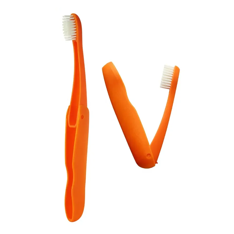 Foldable Adult Soft Bristle Dental Care Teeth Whitening Eco Friendly Travel Toothbrush