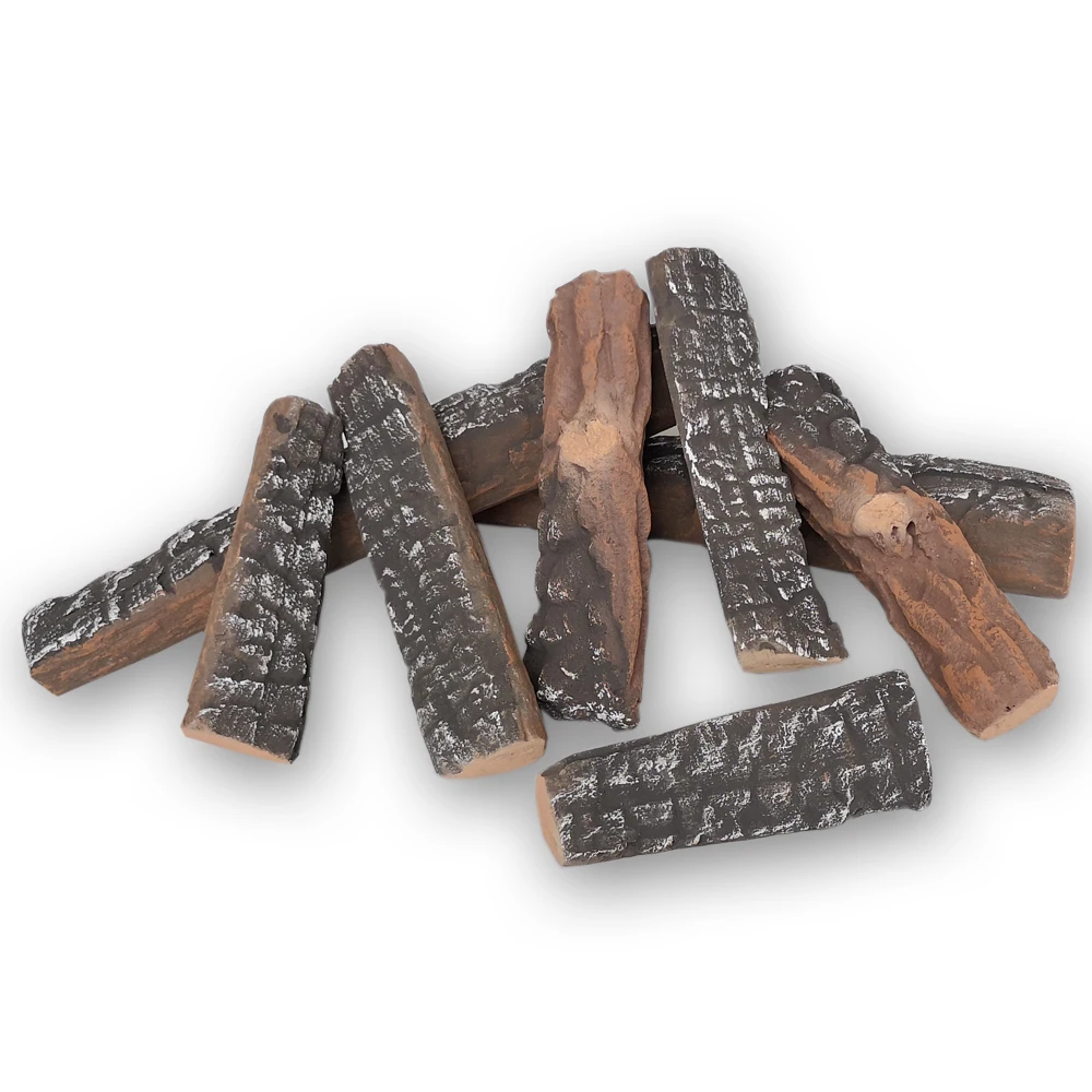 Fireplace accessories firepit Ceramic  alcohol Gas  Log Set decorative wood