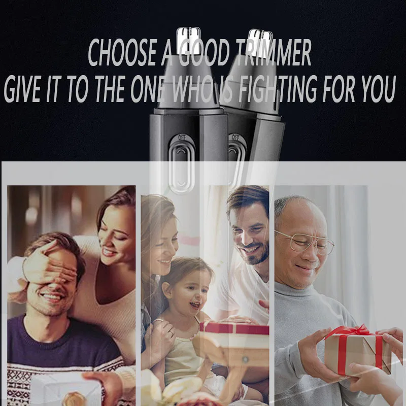New Ear and Nose Hair Trimmer Professional Painless Eyebrow & Facial Hair Trimmer for Men Rechargeable Nose Trimmer