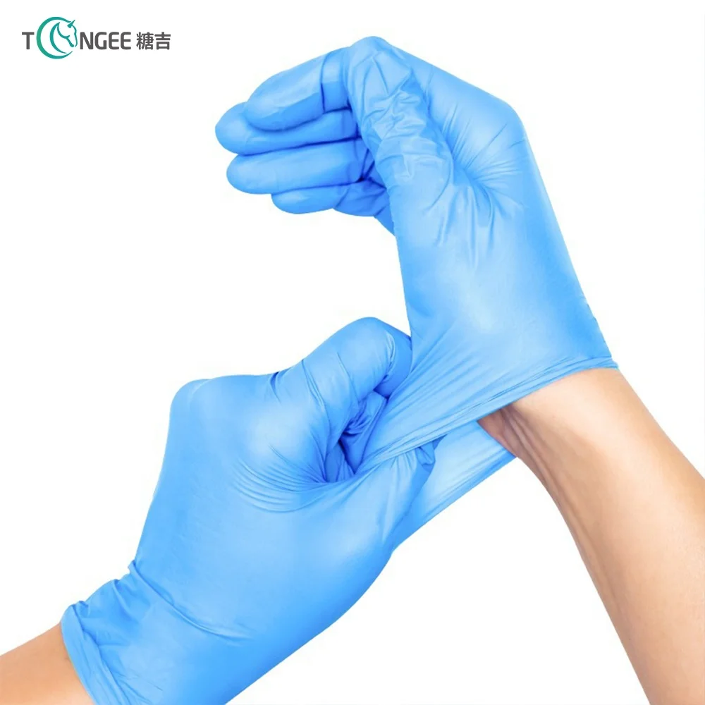 The Chinese factory directly supplies mixed nitrile gloves, civilian medical high-grade disposable nitrile gloves