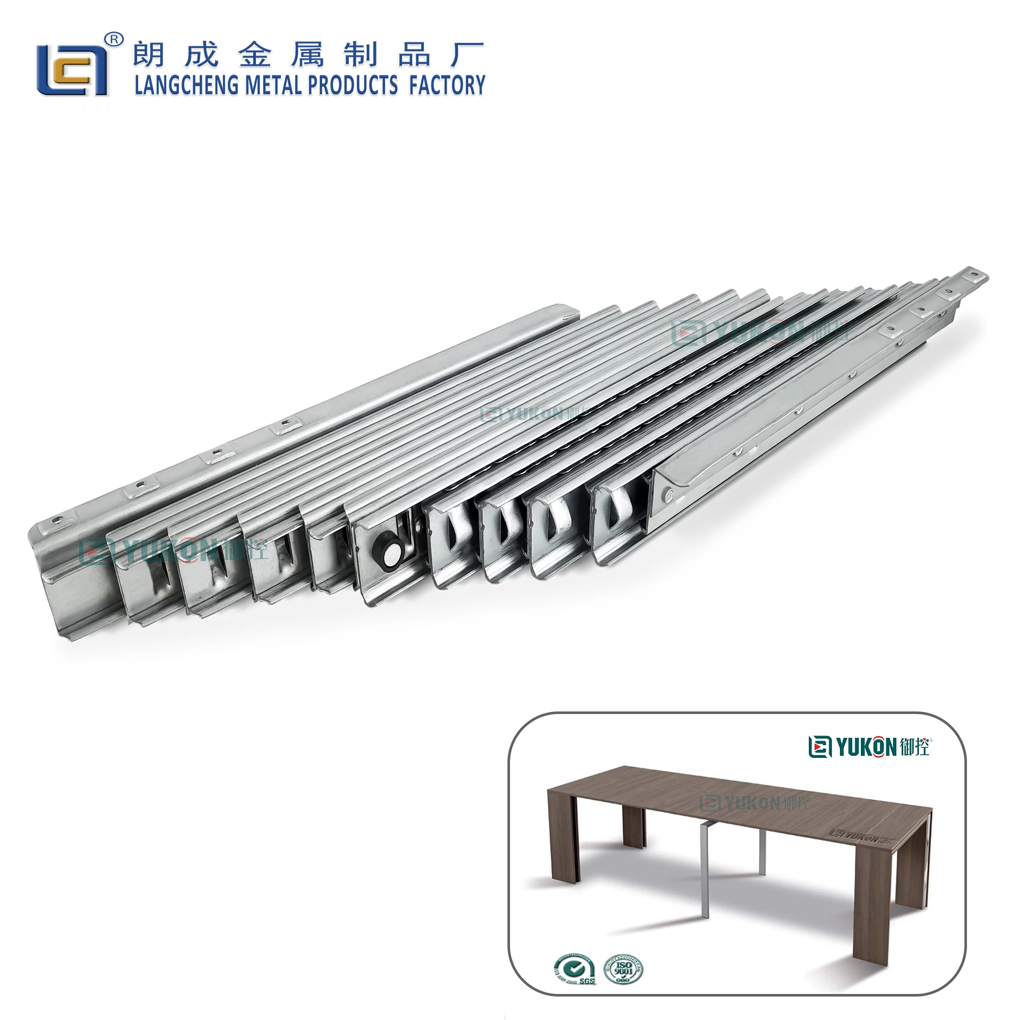 telescopic single side opening extension table slide (extension table mechanism)