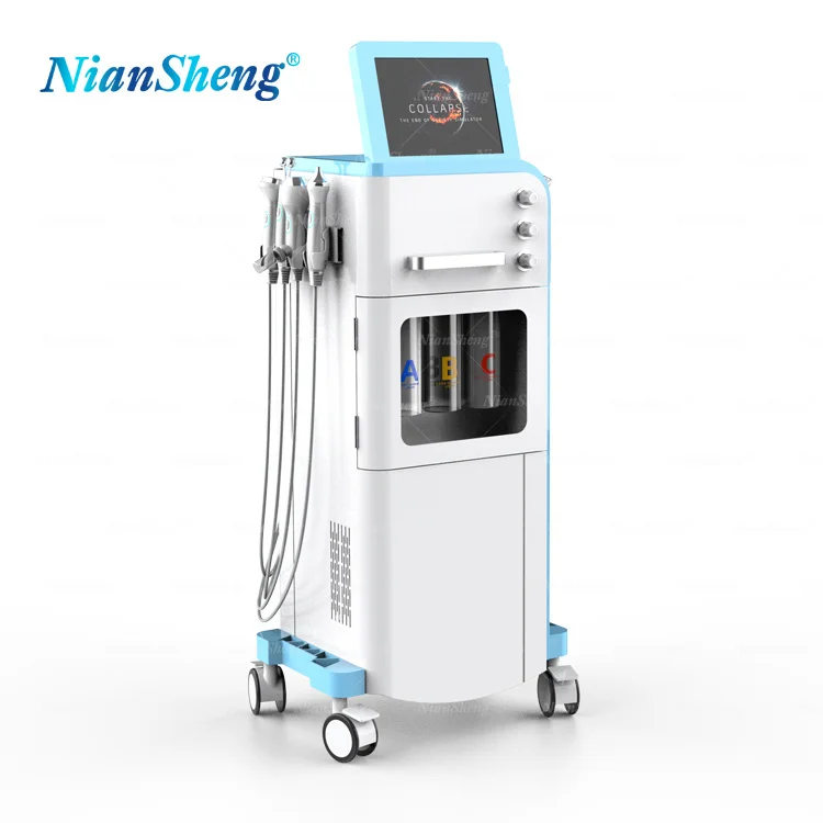 9 in 1 dermabrasion hydra beauty facial Hydrofacials Oxygen Aqua hydrafaci device Hydrodermabrasion beauty machine