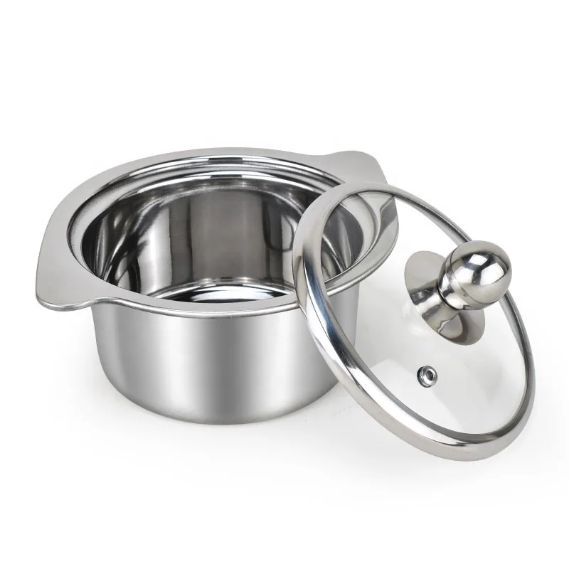 
Hot-selling stainless steel hotpot with mini sizes soup pot for single person for kitchen 