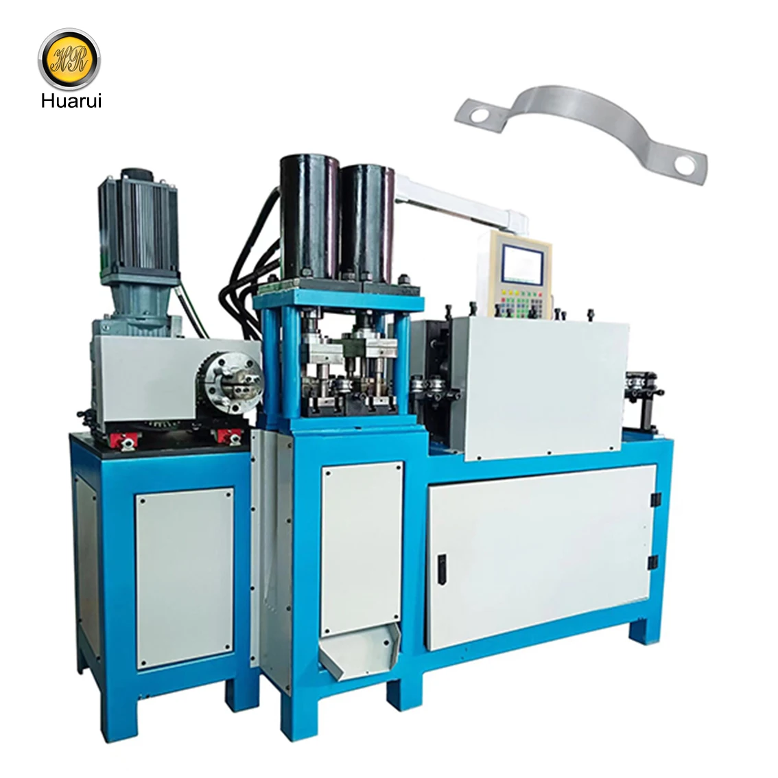 Stainless Steel U-Shaped Clamp Machine  Stainless Steel CNC Circle Machine Flat Iron Clamp Hoop Forming Machine
