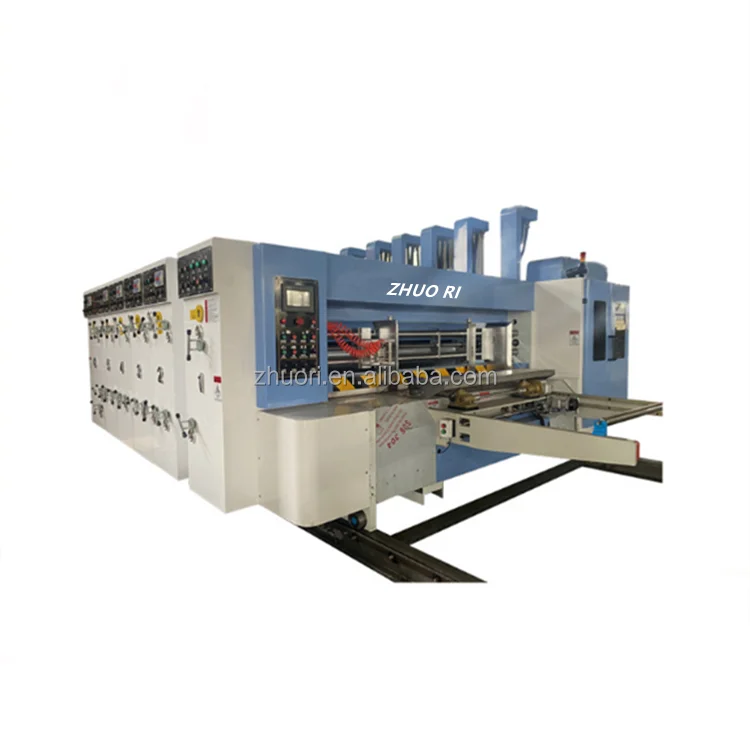 CCorrugated carton flexo printing slotting die cutting machinery cardboard rotary die cutter fruit box slotting printing machine