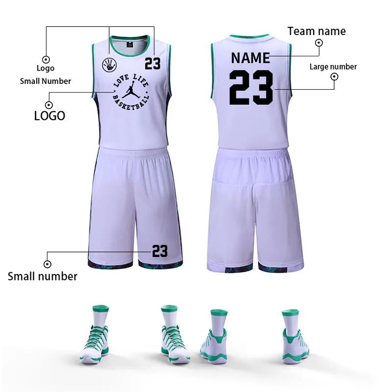 Factory Direct Sales Oversize Custom Uniform Heat Basketball Jersey