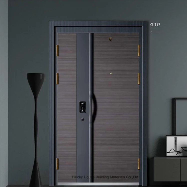 Latest design waterproof exterior steel main door security entrance door