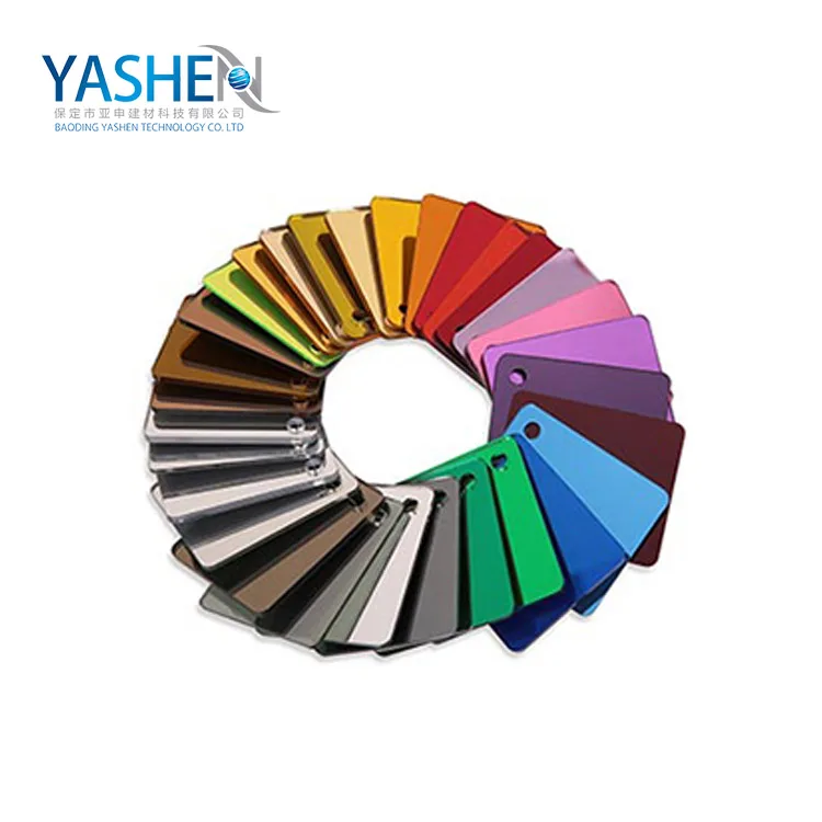 Laser cutting black mirror acrylic sheet gold acrylic sheet for sale