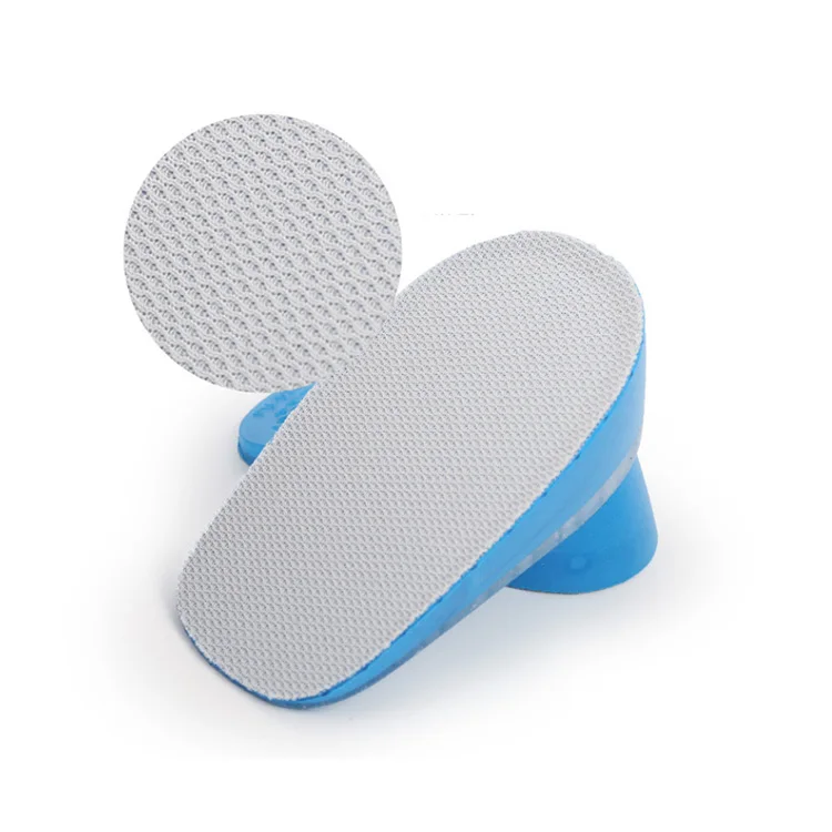 3 thickness invisible pu foam with silicone gel pad inserts heel lift up cushion taller height increase insoles