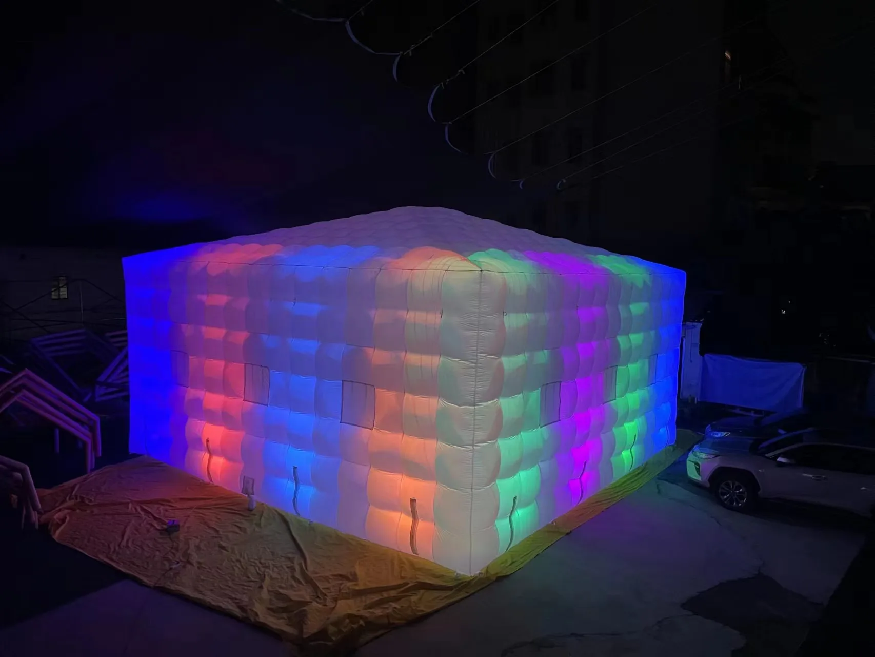 Lighting inflatable party  LED air dome event tent for outdoor