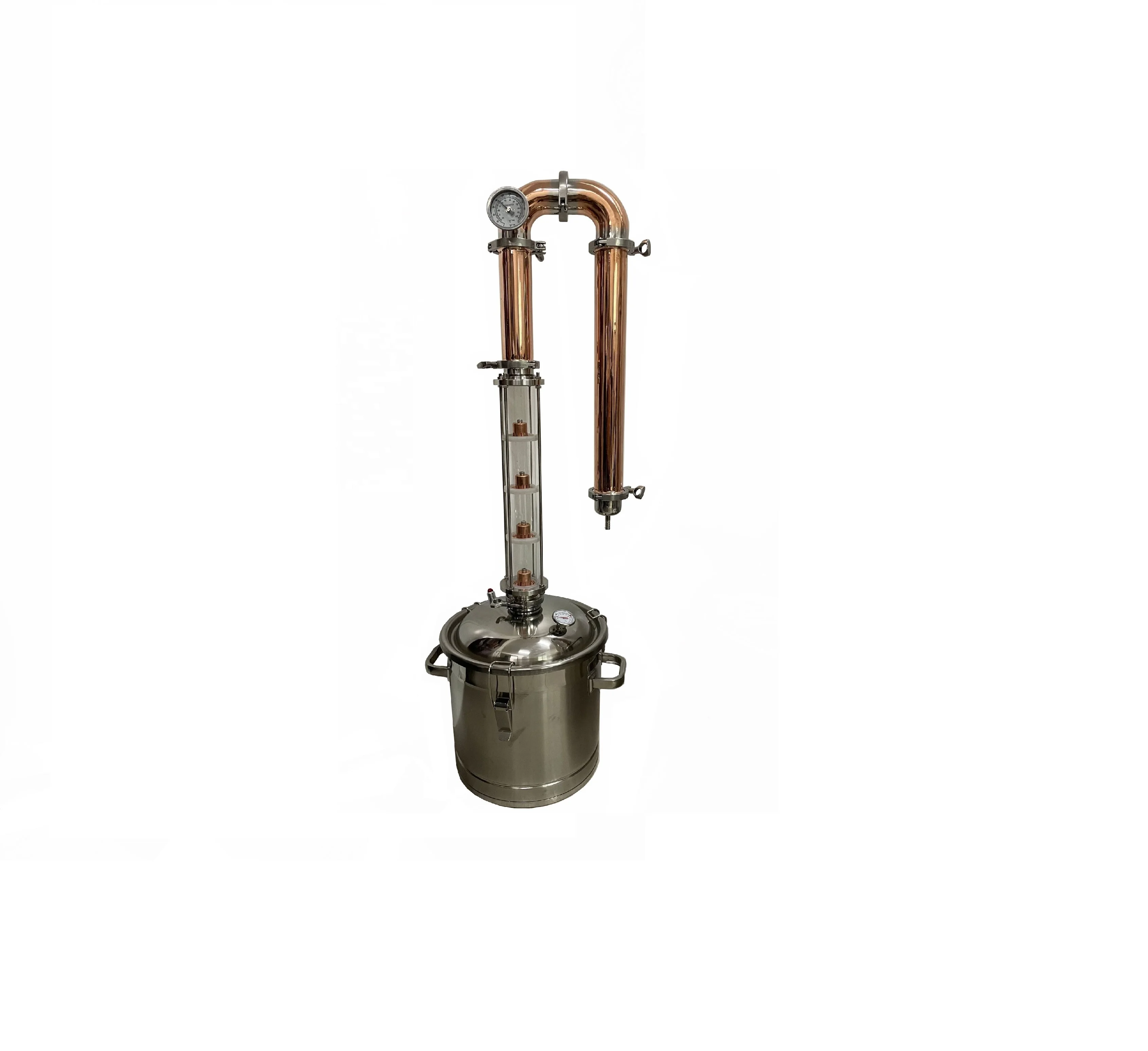 Mini stainless steel/copper milk can boiler home distilling keg for sale