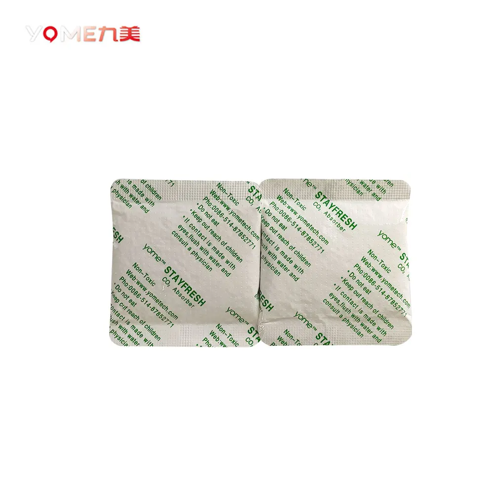 Популярный 40 г stayfresh CO2 поглотитель для пищевых продуктов, овощей, очищенного чеснока