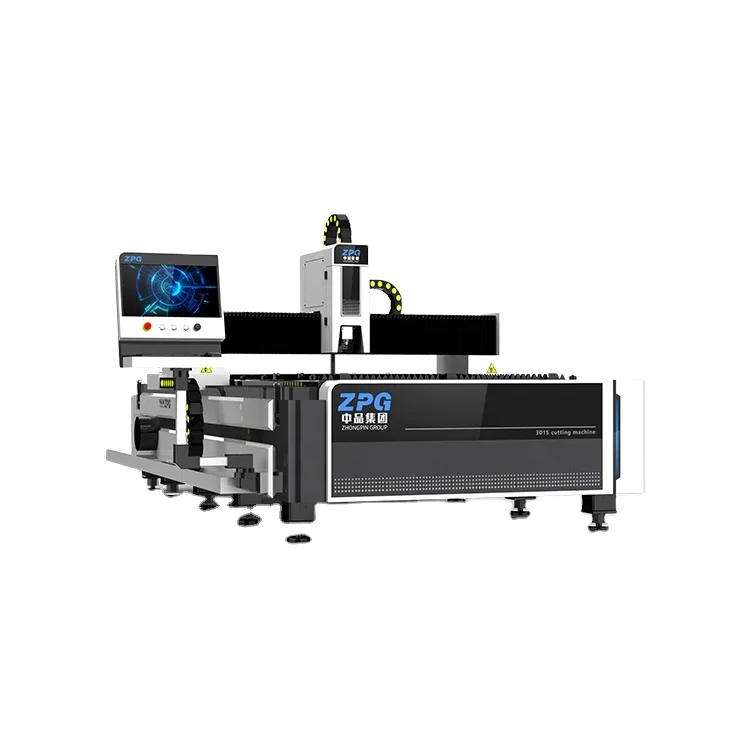 ZPG Cheap Price 1325 1530 3000W 4000W Fiber laser cutting sheets  nano glass machine laser fiber glass protector making machine