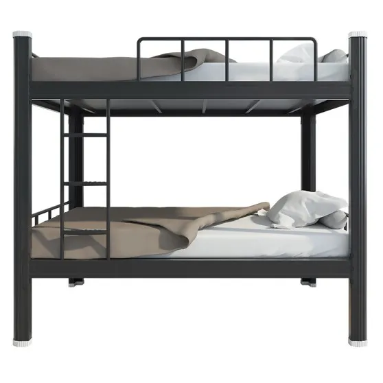Взрослый бункер кровать труда серого цвета двухъярусная в сером цвете-двухъярусная цена Дубае adulto литэрас de metal
