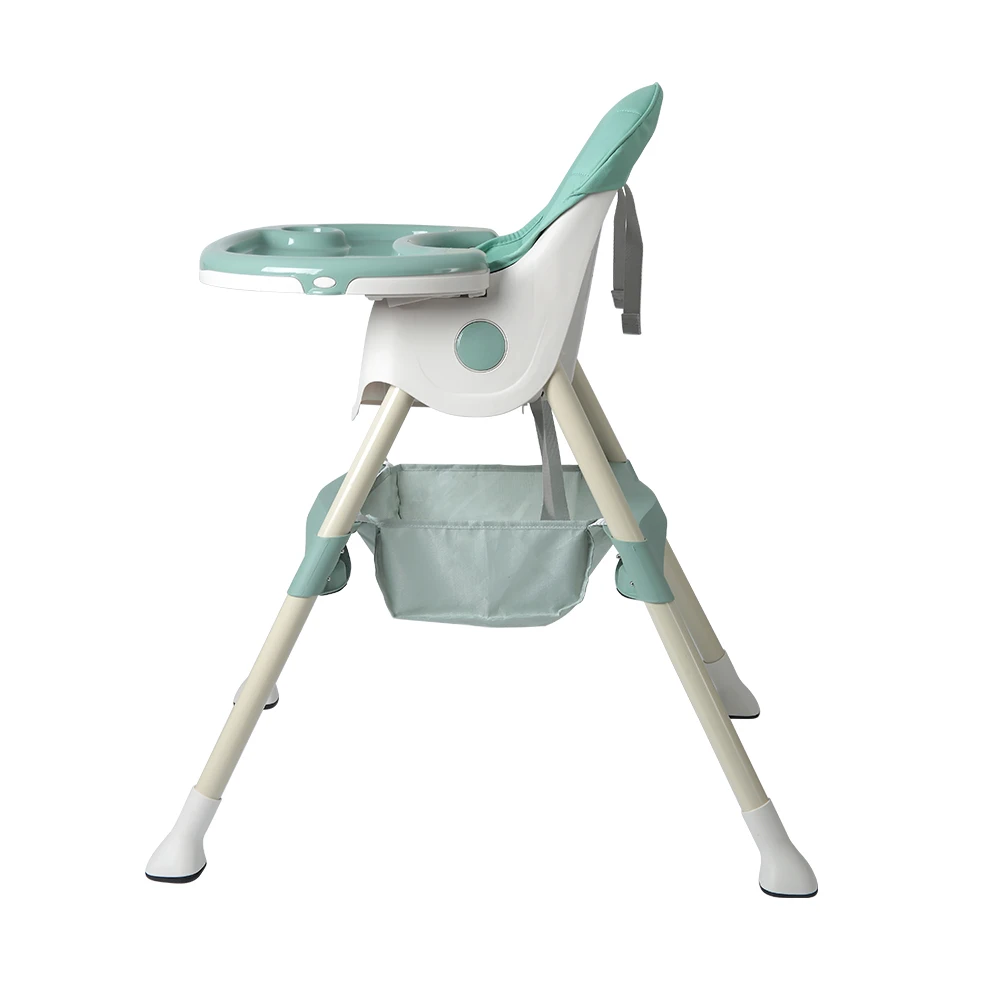 Adjustable pp plastic high dining chair new 2021 easy high chair for baby feeding