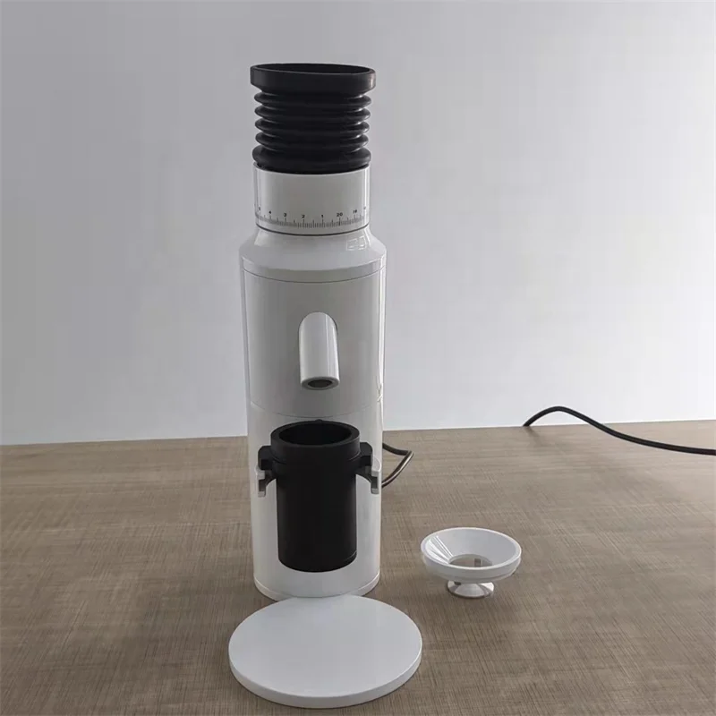 New Trend Compact Single Dose 64 Grinder Espresso Coffee Bean Grinding Machine with Powder Blower