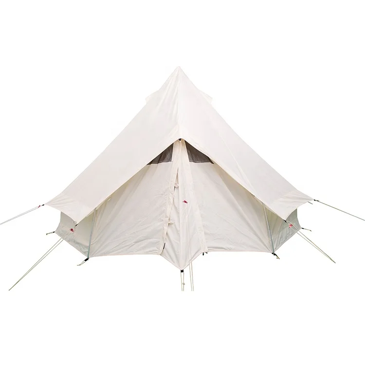 Cotton Canvas Bell Tents 4m 5m with 2 Door for Sale