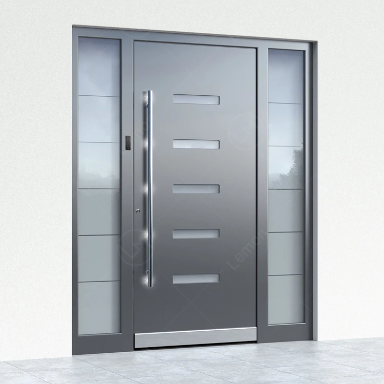 Latest Design Wholesale Price Security Front Stainless Steel Door Security Stainless Steel 304 Pivot Doors