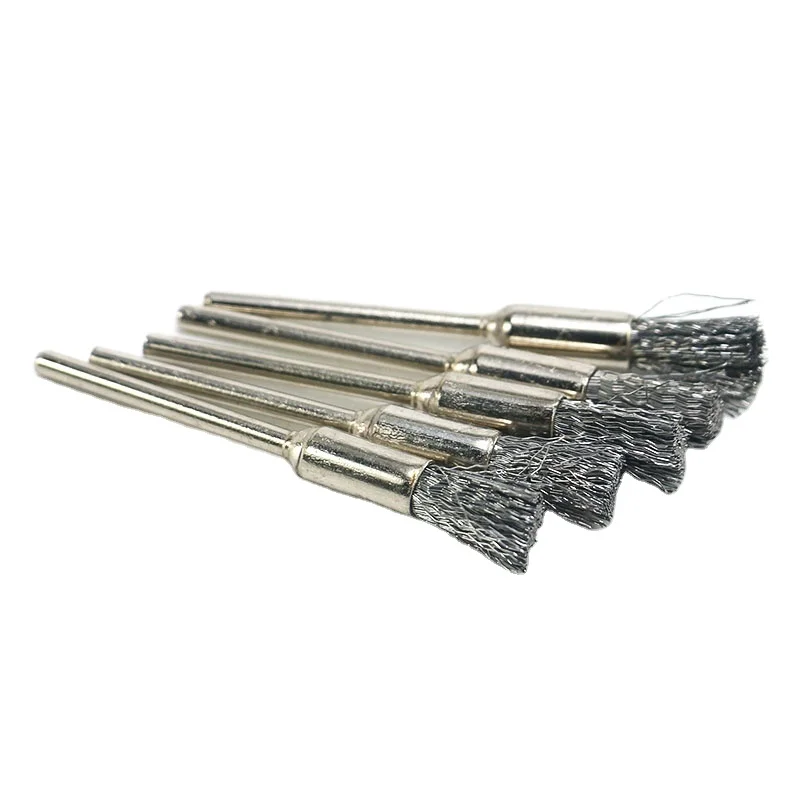 Wire Wheels Pen Brushes Set Kit Accessories Rotary Tool Wire STRONG OSTRICH Metal Rust Removal Steel for Dremel DIY