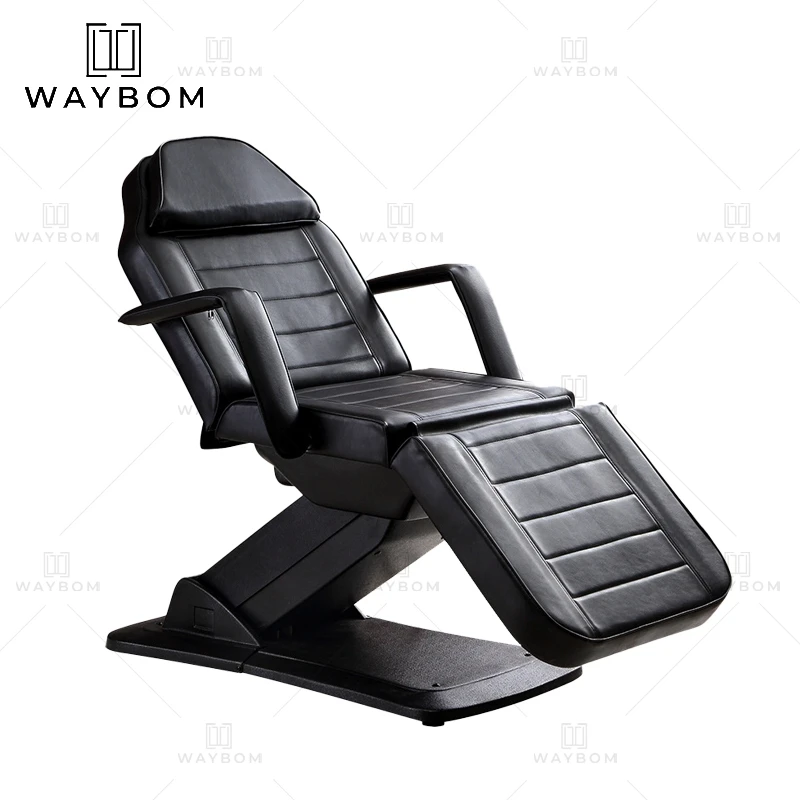 Massage table  electronic bed beauty lash electric spa bed 3 motor black electric beauty bed portable dental chair