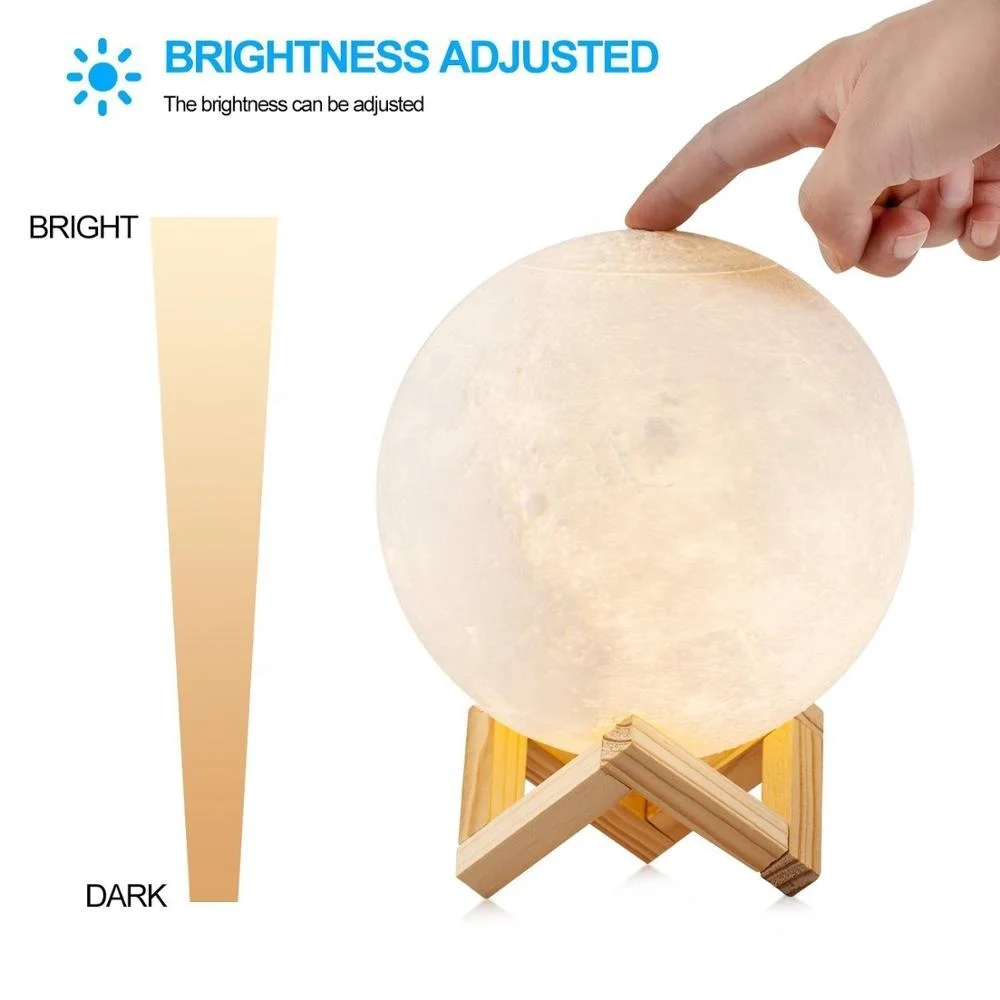 Wholesale High Quality LED Home Decoration 2021 Hot Sales Led Moon Lamp (Home+)