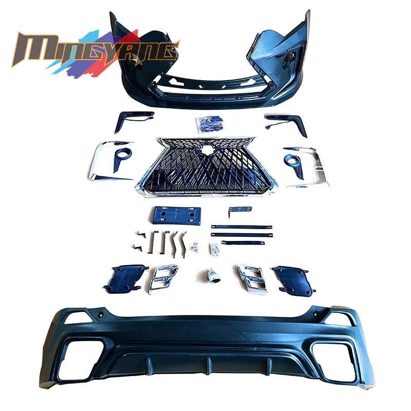 Good Quality car Bumpers Body Kit Fit For Toyota RAV 4 RAV4 2013-2015 Upgrade Change To Lexus bodykit