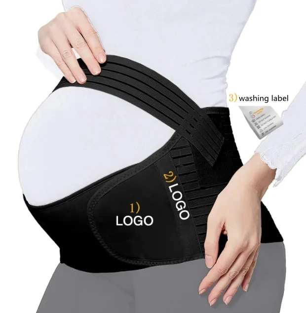 Adjustable Size Pregnancy Support Belly Band Maternity Support Belt for Back Pain Relief