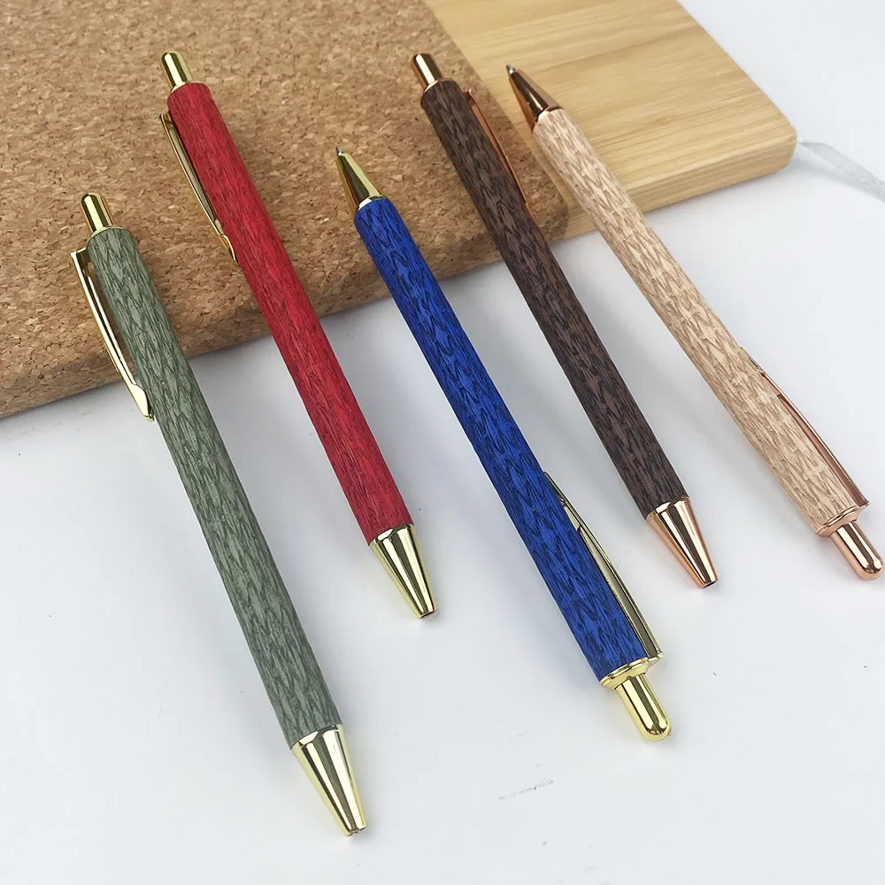 YF Fine-Point DIY Metal pen holder wrapped leather material fine metal Pen Metal Tool for Crafting Designing
