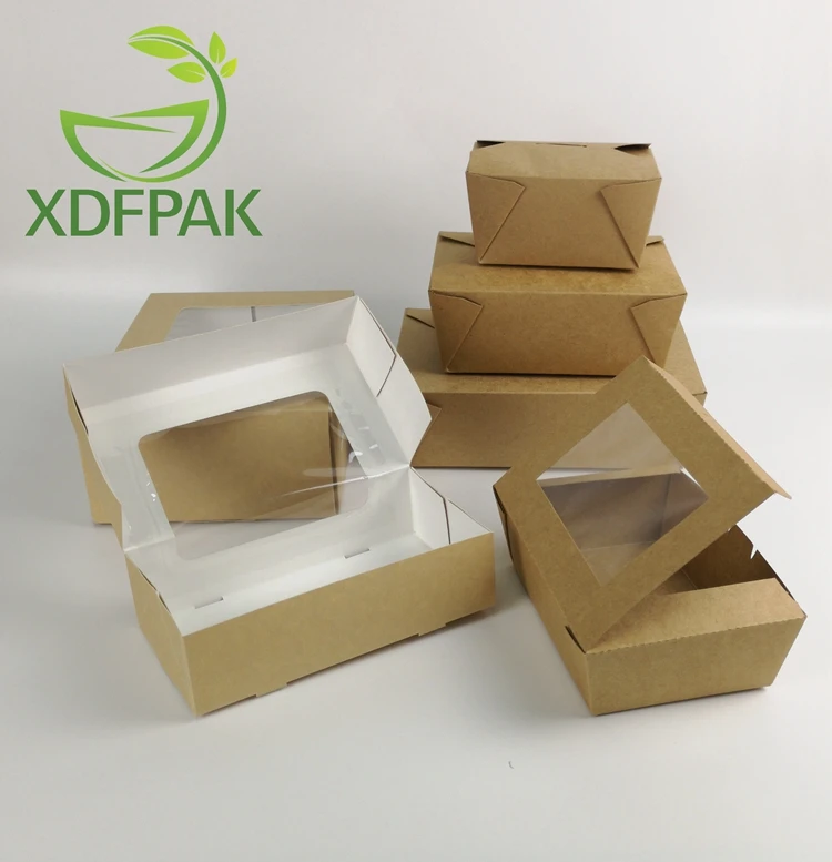 Biodegradable cardboard hot food delivery packaging box biodegradable food packaging box hot food delivery box