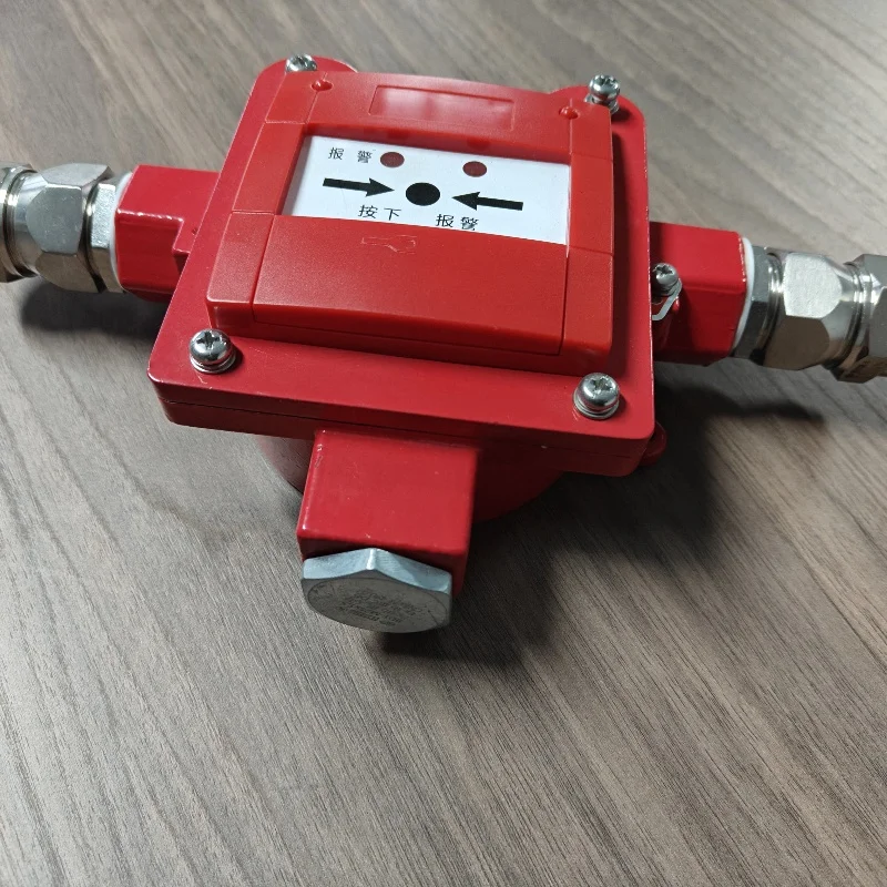 ATEX Approved Fire Alarm Security Light IP66 Explosion-Proof Manual Call Point with Emergency Push Button
