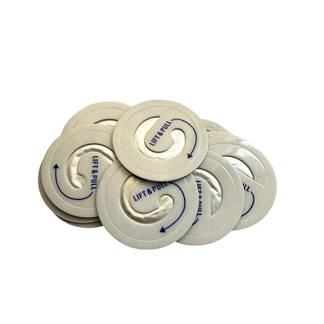 36mm 47mm Engine oil lube HDPE bottle use aluminum foil anti corrosion heat induction sealing liner with ring type easy peel tab