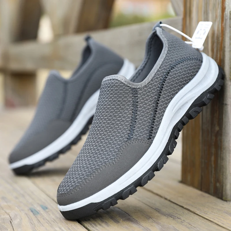 china wholesale breathable fly knitting casual men running sport shoes male