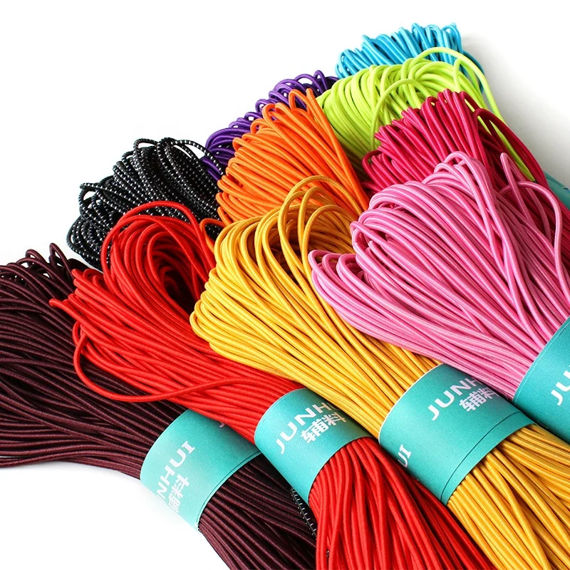 Strong Stretch Elastic Rope Bungee Shock Cord For Shoelaces Drawstring Cord