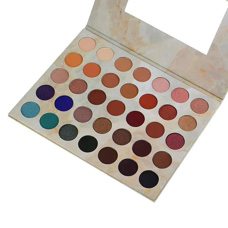 High Quality 35 Colors Makeup Eyeshadow Palette, Private Label Cosmetic With Low MOQ, Low price 35 Colors Eyeshadow Palette