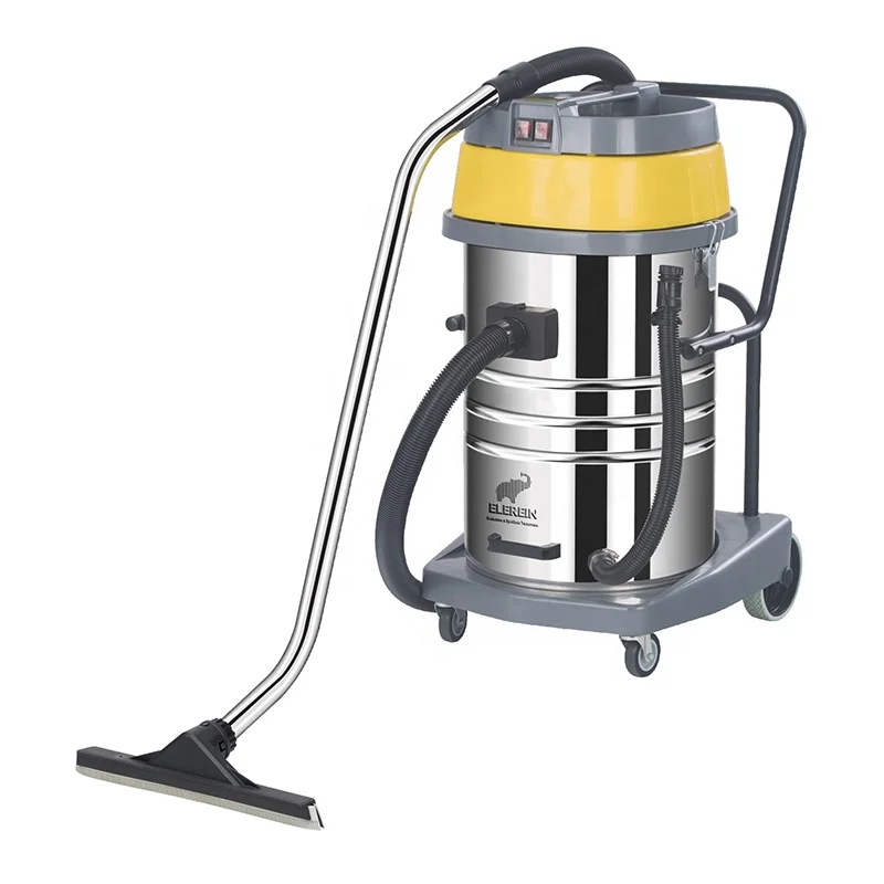 Elerein wet and dry portable hand water filter handheld cyclone robot industrial vacuum cleaner with large wheel plate and base