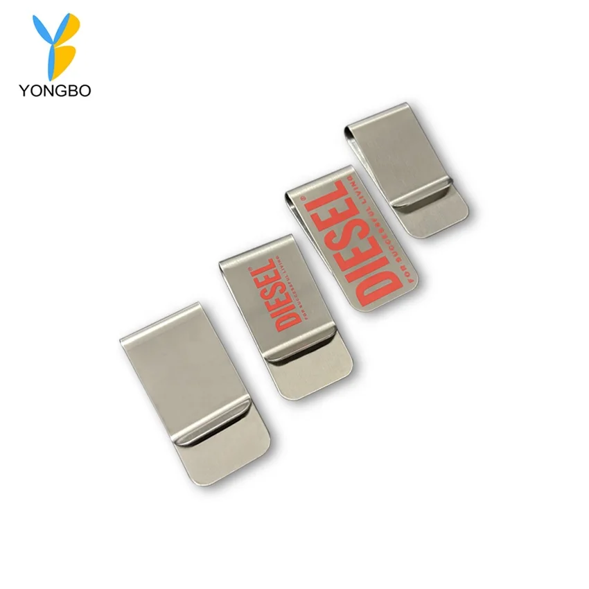 Custom Money Clip Personalized Engraving Logo Money Clip Bank Card Wallet Decoration Men Accessories