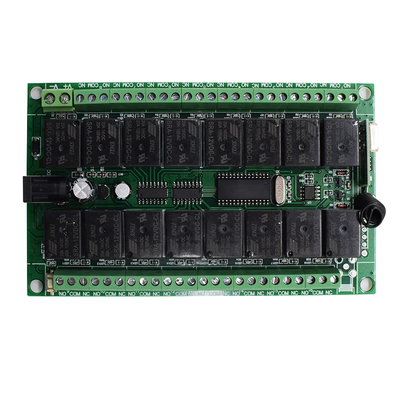 DC12V 24V 16CH 1000M Long Range Radio Controller RF Wireless Remote Control Switch System 16 Channel 16 Gang Transmitter 433MHz