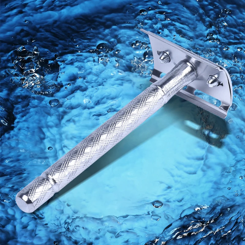 China Professional Factory Mens Razor High Quality Safety Razor Reusable Metal Handle Shaving Double Edge Safety Razor