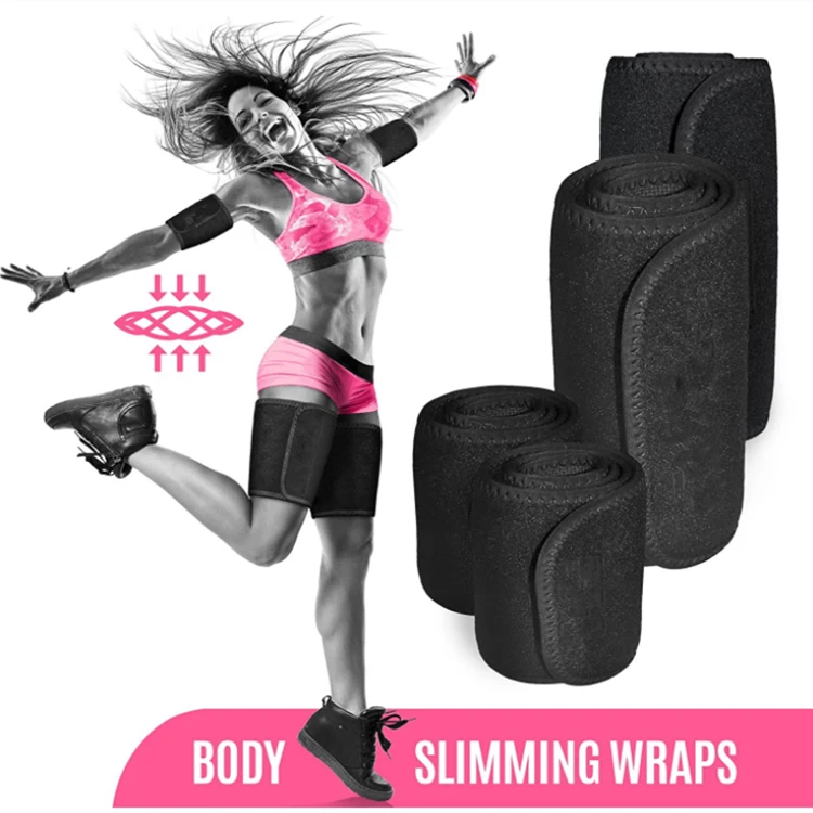 Customizable high-quality 4-piece suit resistance band bracer protection elbow & knee pads