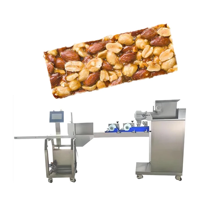 Automatic Chocolate Bar Production Line Chocolate Protein Cereal Bar Production Line /Automatic Snickers Chocolate machine