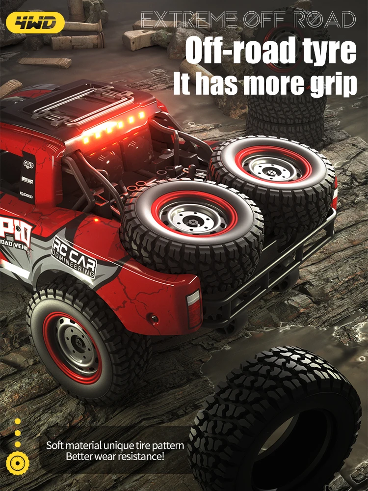 JJRC Q130 high speed remote control monster truck brush/brushless motor electric 4wd rock crawler rc car for kids gifts