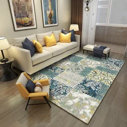 New Simple Modern Anti Slip Mat Geometric Design Luxury  Living Room Rug Carpet