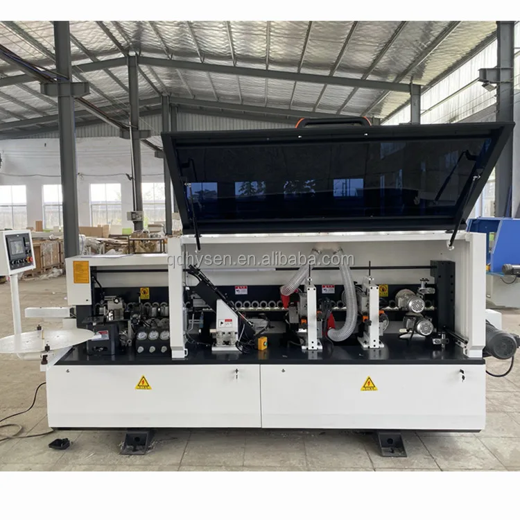 CHINA HYSEN Six Function Best Fully Automatic Double End Trim Edge Banding Machine