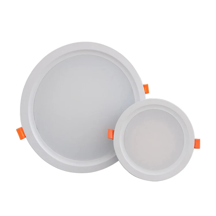 Recessed led downlight  9w 12w 18w  waterproof IP44 flat led panel lamp recessed round ultra thin slim led ceiling panel light