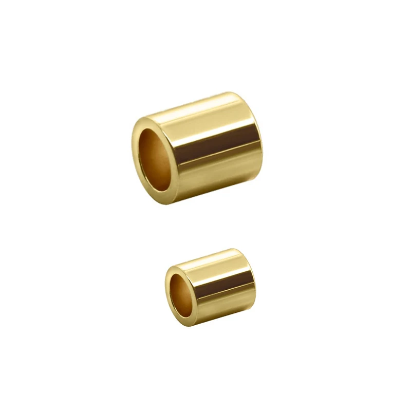 GP Crimp Beads End Tube 14K Gold Filled for 14kgf jewellery permanent jewelry chains making DIY Connectors