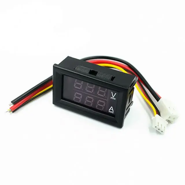 DC 100V 10A 50A 100A LED DC Dual Display Digital DC Voltmeter Ammeter Voltage Meter